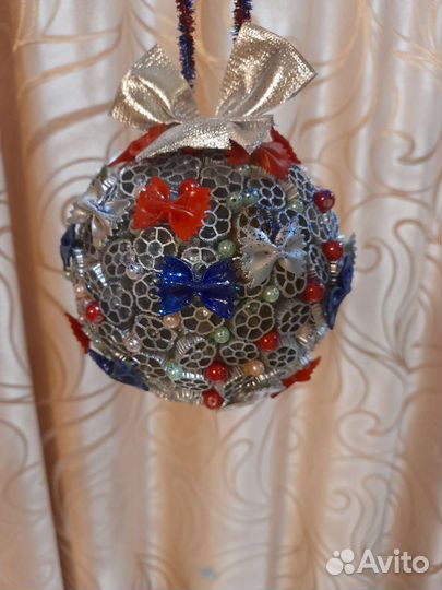 Новогодняя игрушка поделка