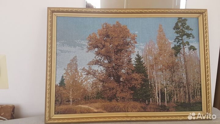 Картина в раме гобелен