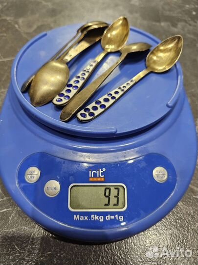 Кофейные ложечки серебро 916 пробы