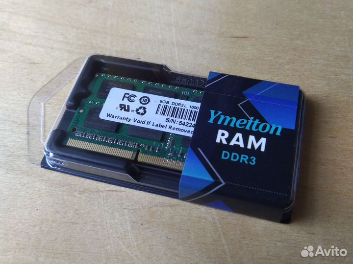 8Gb (ddr3l PC3L 12800s 1600 1.35v) память ноутбука