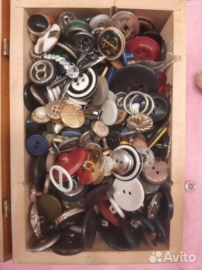 Старинные пуговицы, пуговицы СССР, разные