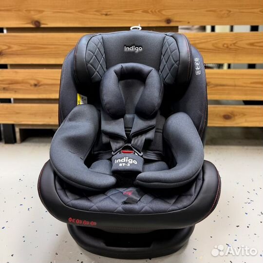 Indigo Aero Isofix 0-36 кг автокресло черный