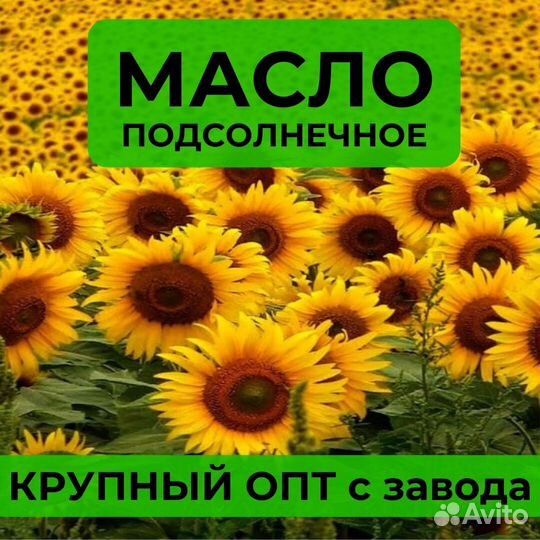 Оптом масло подсолнечное