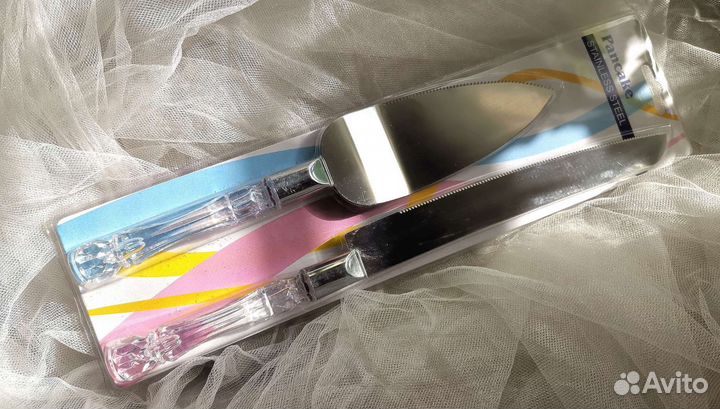 Набор для торта лопатка и нож