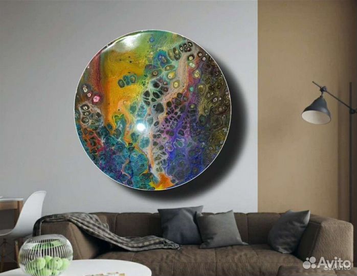 Интерьерная картина абстракция акрил