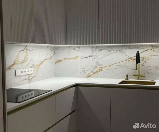 Прямая кухня Бриони. Кухня на заказ от фабрики