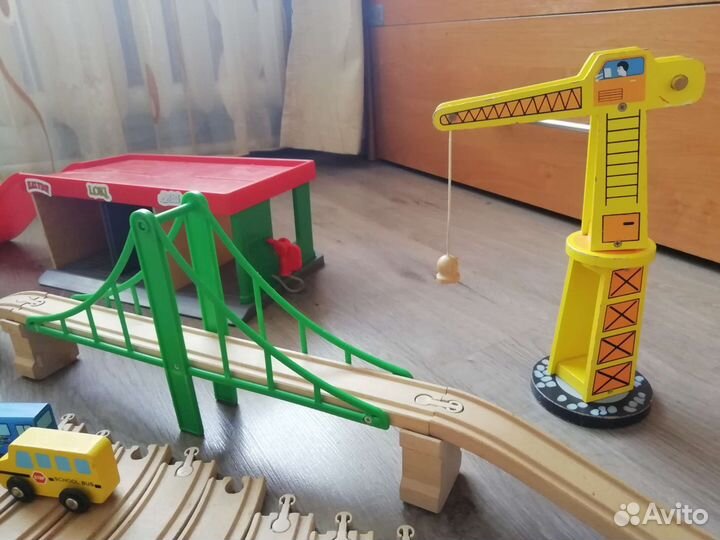 Железная дорога IKEA (деревянная)