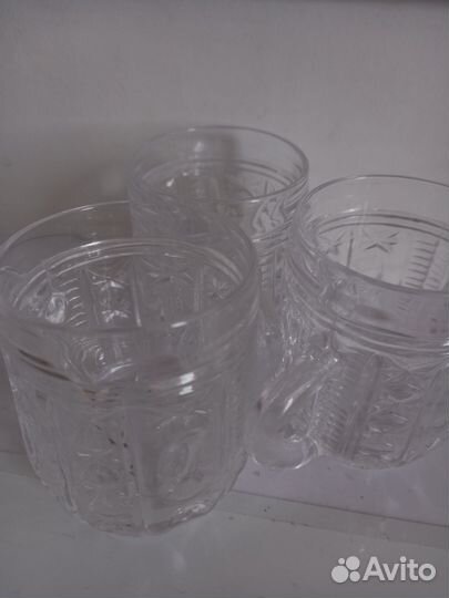 Хрустальные кружки СССР. 6 штук