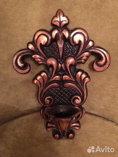 Подсвечник бронзовый