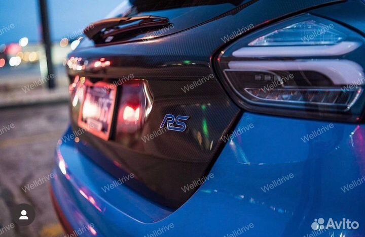 Фонари задние Ford Focus 3 15-18 HB черные SEQ LED