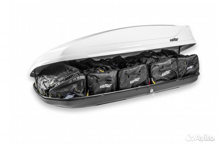 Бокс а багажный Koffer 440 белый глянец