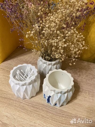 Декор из гипса, ароматические свечи