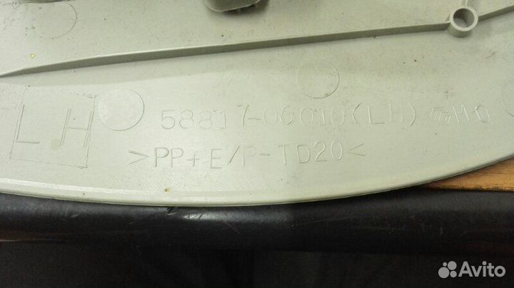 Накладка на консоль АКПП левая Toyota Camry V40