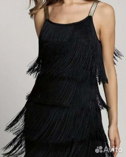 Платье с бахромой