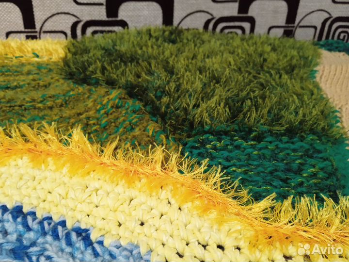 Развивающий коврик ручной работы Реки и поля