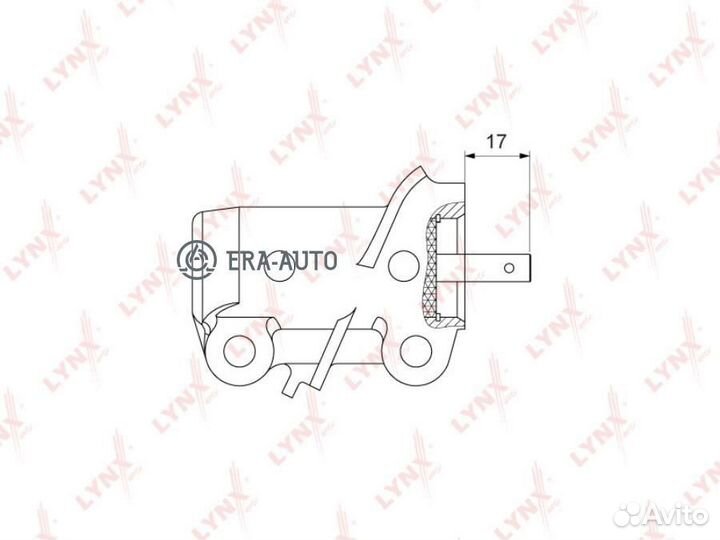 Lynxauto PT-1030 Натяжитель ремня грм