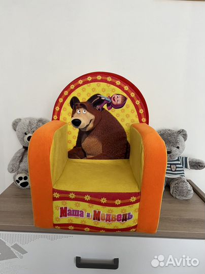 Игрушка Маша и Медведь детское кресло