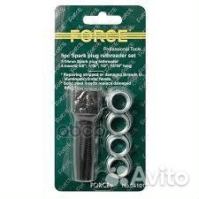 Набор метчика свечного 14мм и ремонтных футорок