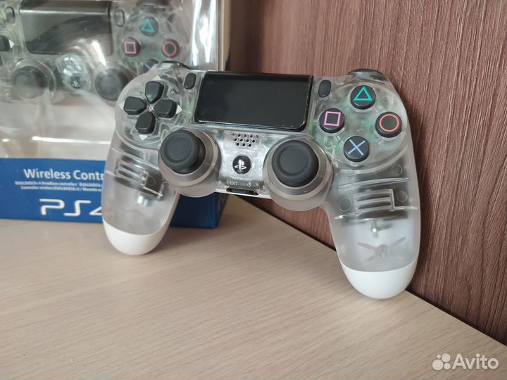 Джойстик PS4 прозрачный (новый)