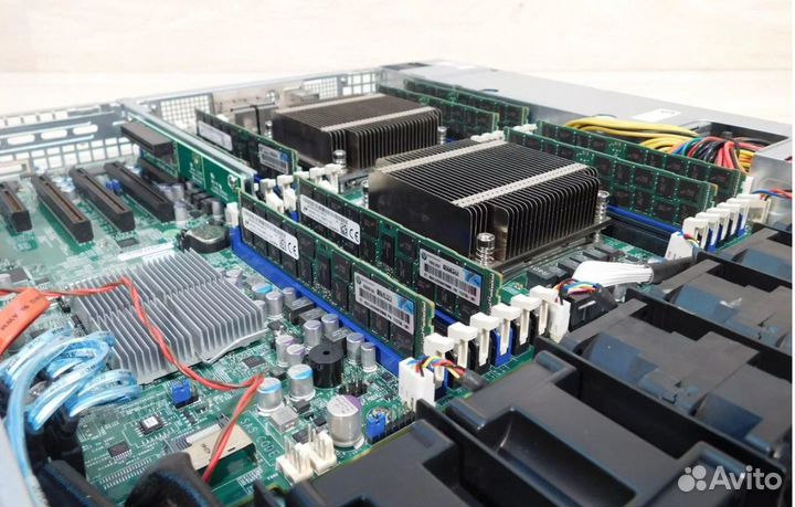 Сервер Supermicro 6017R LN4F+ 2x E5-2665 128Gb