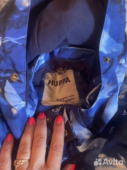 Зимний комплект для мальчика 134 huppa