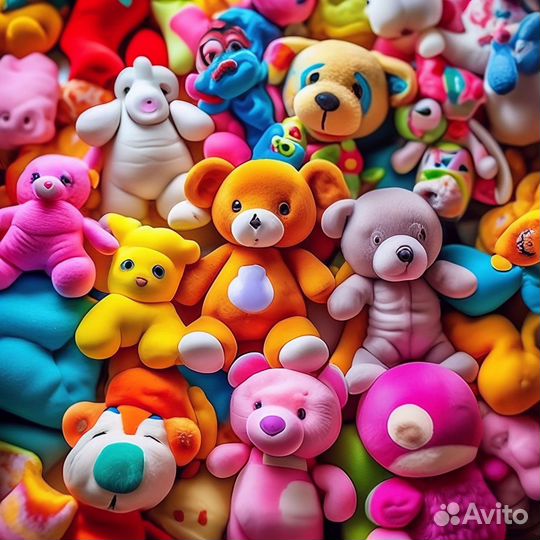 Мягкие игрушки мешок