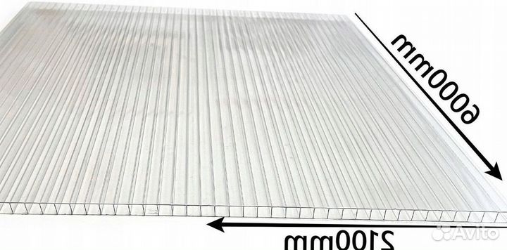 Поликарбонат листовой прозрачный