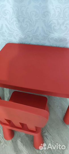 Стол и стулья IKEA маммут