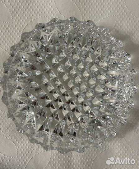 Хрустальная пепельница (3 шт.) СССР