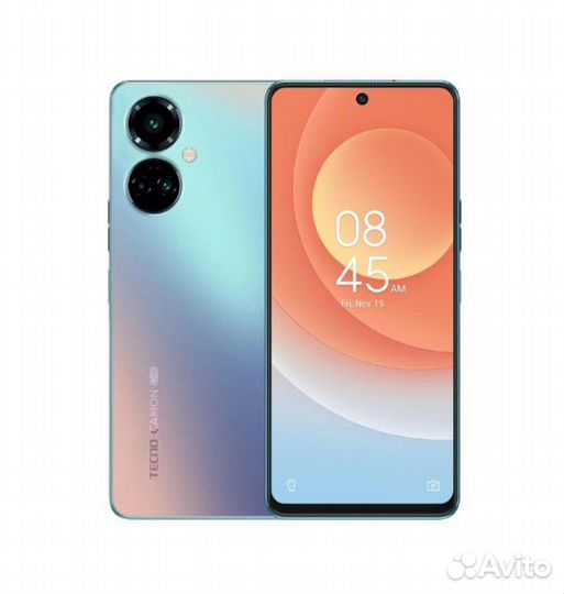 Tecno Camon 19 Pro 8/128 гб, цвет голубой