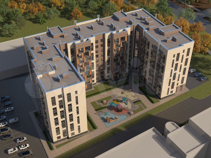 2-к. квартира, 63,2 м², 5/9 эт.