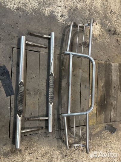 Кенгурятник и пороги на ниву 3D