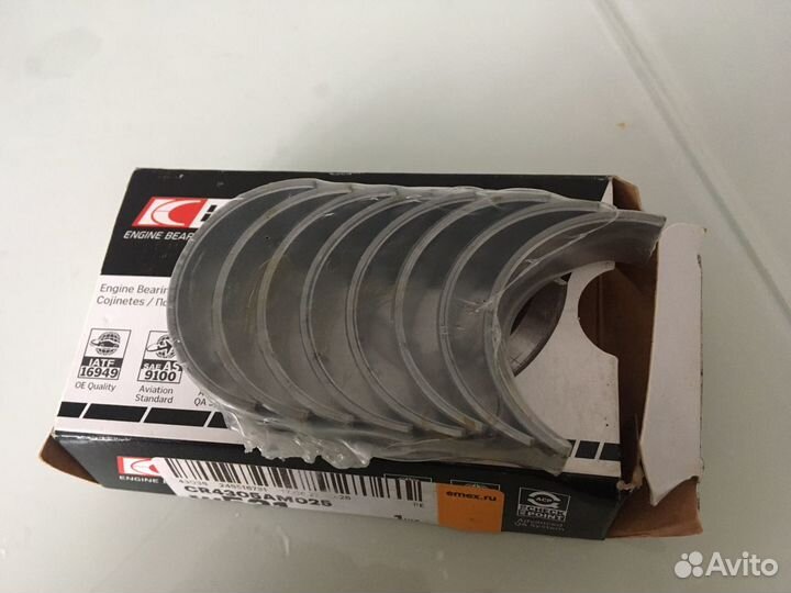 Вкладиши шатунные King Engine Bearings CR4305Am