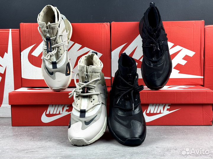 Nike air huarache gripp gore tex balck coffee