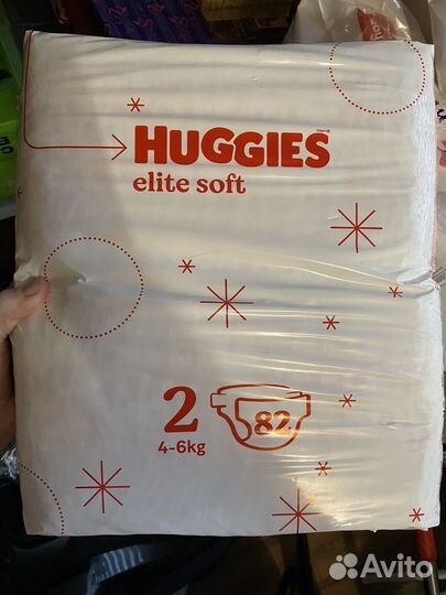 Подгузники huggies elite soft 2