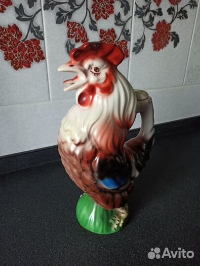 Кировский фарфоровый завод, СССР Графин Петух