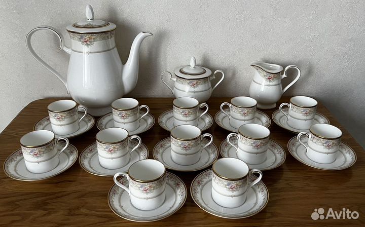Кофейный сервиз “Noritake” на 12 персон