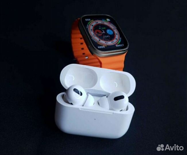 AirPods Pro + AppleWatch ultra бесплатно