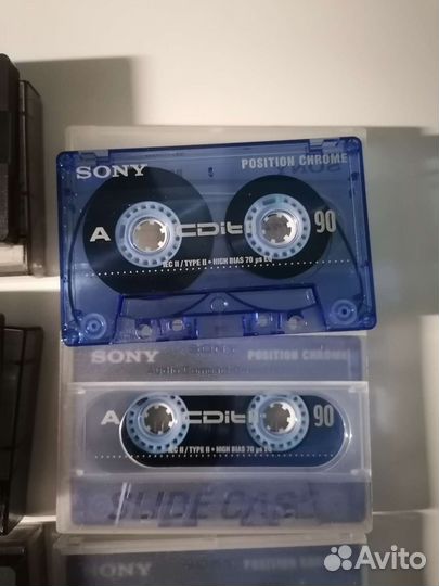 Аудиокассеты Sony TDK б/у