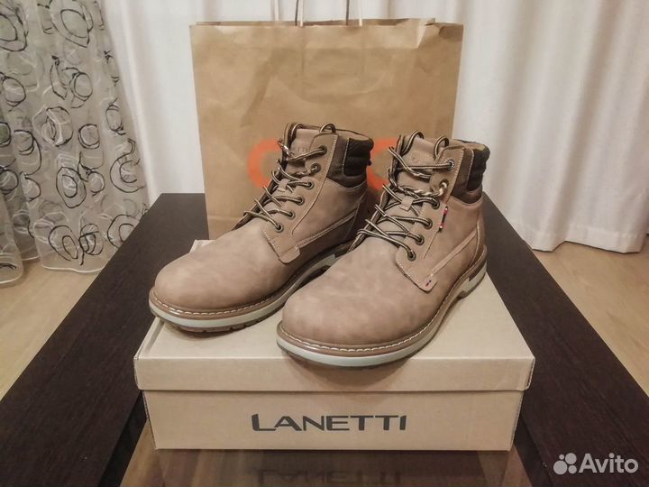 Ботинки мужские демисезонные 43 (Lanetti - CCC) купить в Екатеринбурге