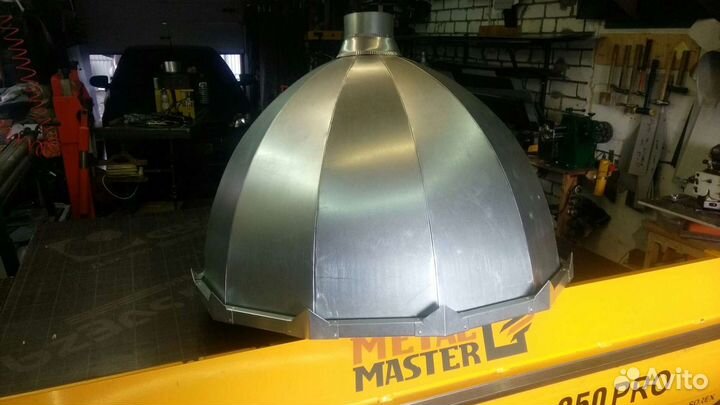 Зонт вытяжной островной