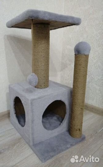 Домики, когтеточки для котят и кошек до 3 кг