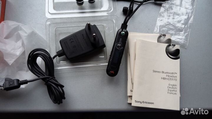 Наушники Новые Блютуз-Вкладыши SonyEricsson DS970