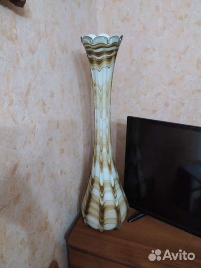 Ваза винтажная Чехия ручная работа