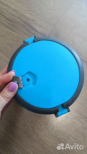 Ланч бокс для еды широкий контейнер 1.4 л синий