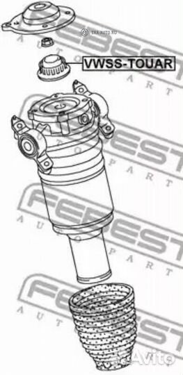 Febest vwss-touar Опора амортизатора