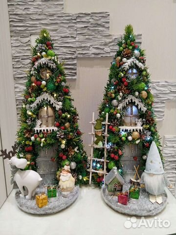 Елка искусственная, ёлка-домик, декоративная елка