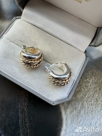 Винтажные клипсы Ervin Pearl