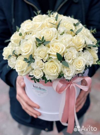 Цветы в коробке. Доставка съедобных букетов