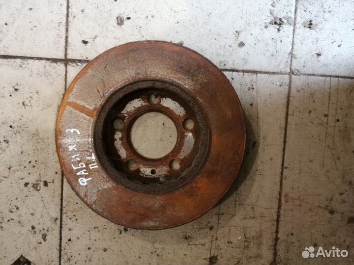 Тормозной диск передний Skoda Fabia 5J2 BBM 2008